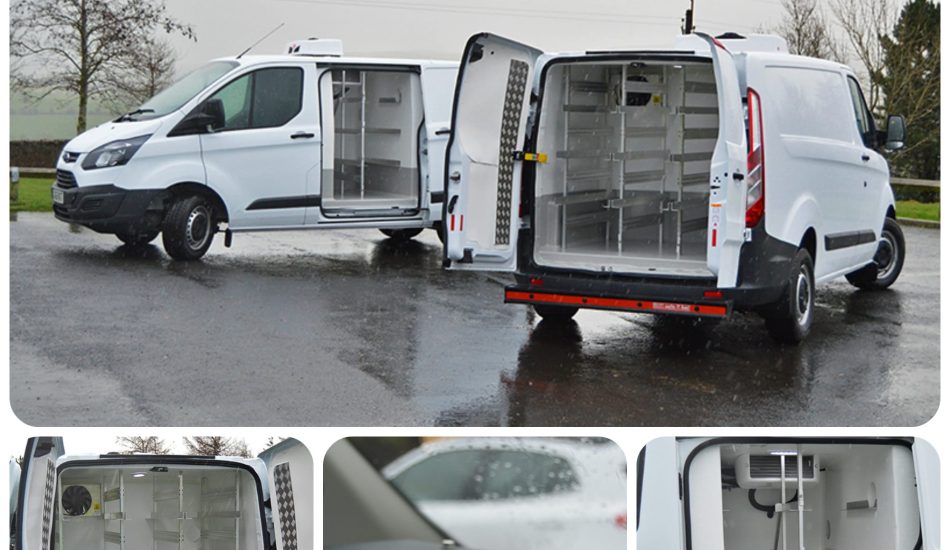 A selection of refrigerated vehicles made in the UK by CoolVan